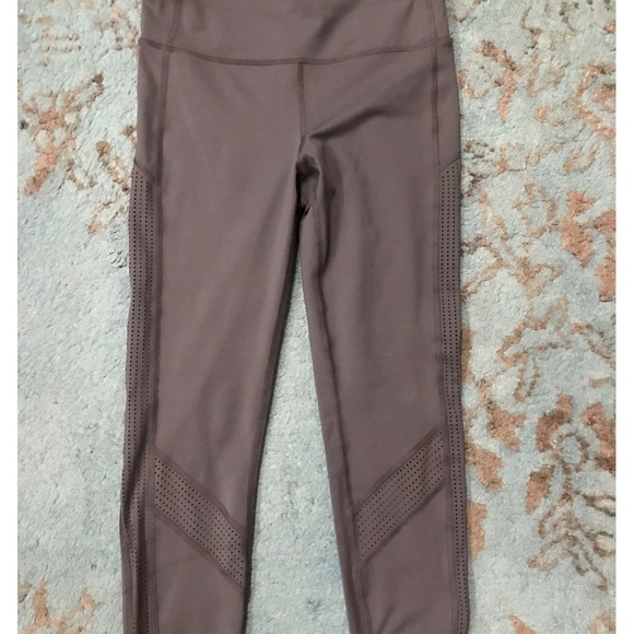 GAP-FIT GREY/BLUE CROPPED LEGGINGS - Picture 3 of 4